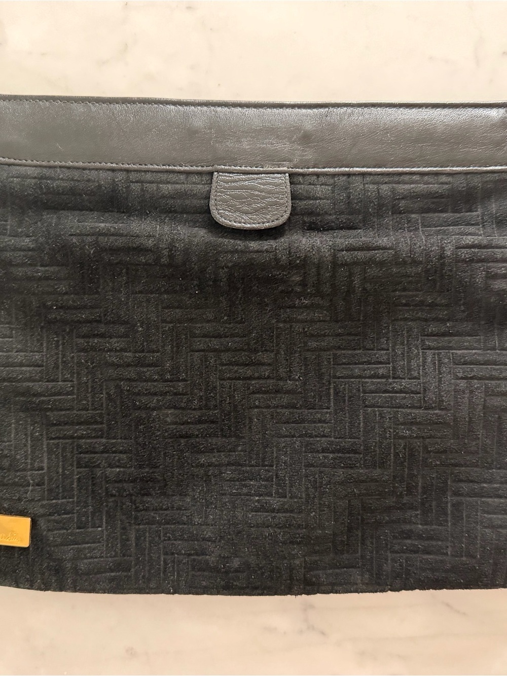 Vintage Pierre Cardin Black Clutch